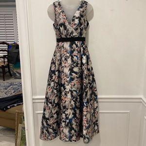 L.K. Bennett London Multicolor Formal Sleeveless Dress Size 2
